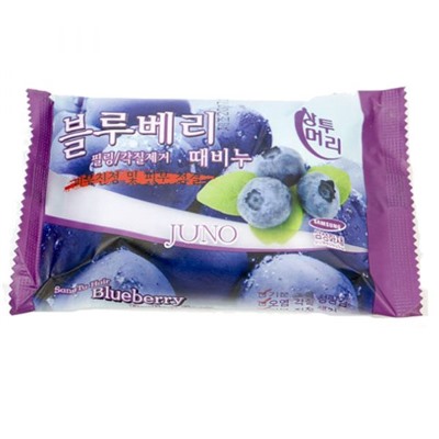 Мыло-пилинг с черникой Peeling Soap Blueberry Sangtumeori, Juno 150 г