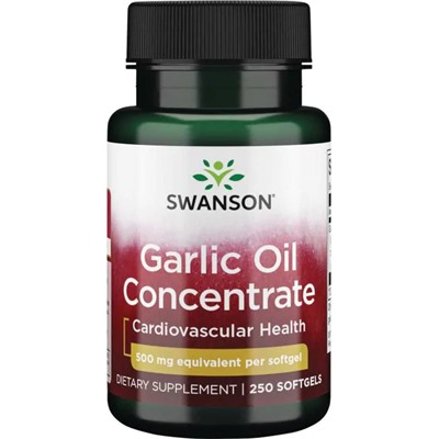 Swanson Garlic Oil Concentrate 500 mg