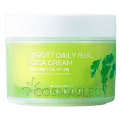 Крем для лица с азиатской центеллой Daily Real Cica Cream, Jigott, 150 мл