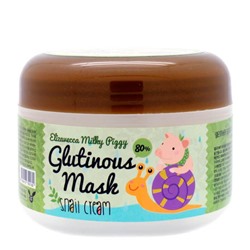 Крем-маска с муцином улитки Milky Piggy Glutinous Mask Snail Cream, ELIZAVECCA   100 г