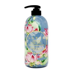 Парфюмированный гель для душа с экстрактом лотоса Lotus Perfume Body Wash, Jigott 750 мл