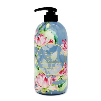 Парфюмированный гель для душа с экстрактом лотоса Lotus Perfume Body Wash, Jigott 750 мл