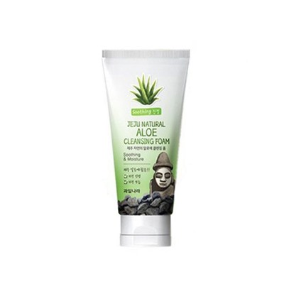 Пенка для умывания с экстрактом алоэ Jeju Natural Aloe Cleansing Foam, WELCOS   120 г