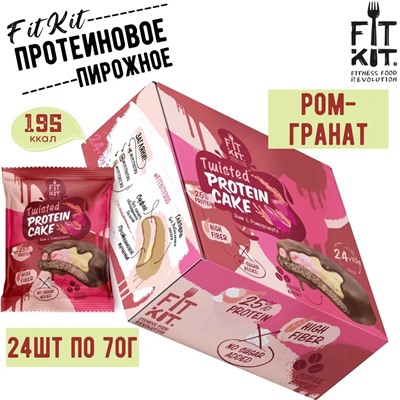 FITKIT Protein TWISTED CAKE (24шт в уп) 70 г