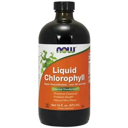 NOW Liquid Chlorophyll & Mint 16 oz