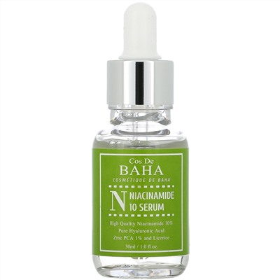 Сыворотка для лица противовоспалительная Niacinamide Serum, COS DE BAHA, 30 мл