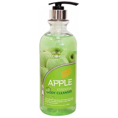 Гель для душа с экстрактом яблока Essential Body Cleanser Apple, Foodaholic 750 мл