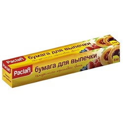 Бумага для выпечки 29 см*6 м в коробке, Paclan 1 шт