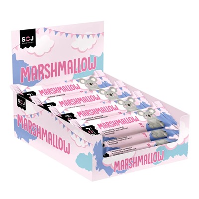 SOJ Батончик MARSHMALLOW (10 шт в уп) 30 г