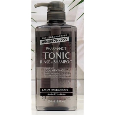 Шампунь-кондиционер Pharmaact for Men Tonic, KUMANO COSMETICS 550 мл