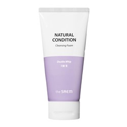 Пенка для умывания очищающая  Natural Condition Cleansing Foam (Double Whip), THE SAEM, 150 мл