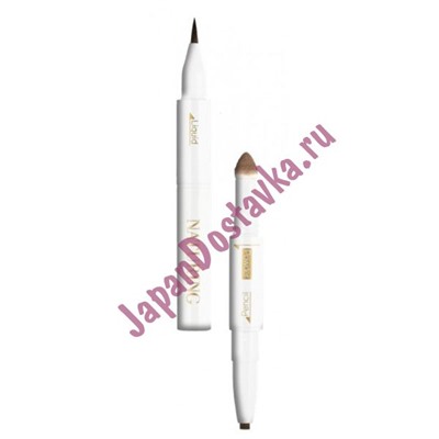 Водостойкая подводка для бровей  3WAY EYE BROW тон 02 (светло-коричневый) , Naturing