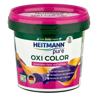 Пятновыводитель для вещей универсальный Pure Oxi Color, Heitmann 500 г