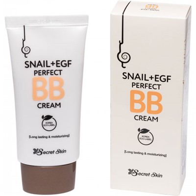 ВВ-крем для лица с экстрактом улитки и фактором роста Snail+EGF Perfect BB Cream, SECRET SKIN   50 мл