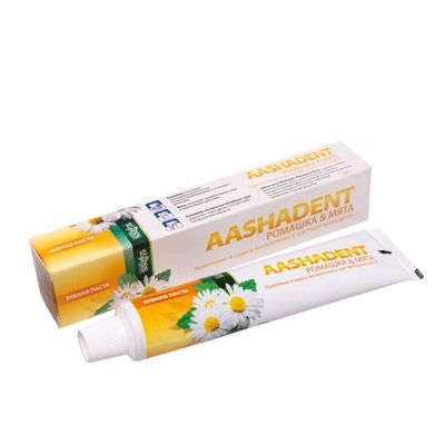 Зубная паста ромашка и мята, Herbals, Aasha, 100 г