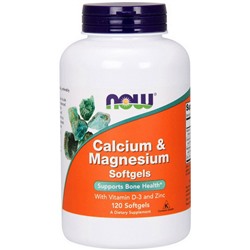 NOW Calcium & Magnesium with D and Zinc