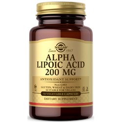 Solgar Alpha Lipoic Acid 200 mg 50 vcaps