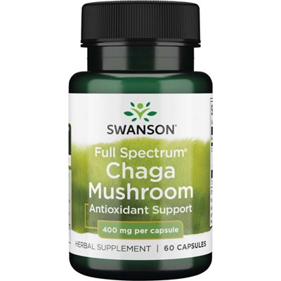 Swanson Full Spectrum Chaga Mushroom 400 mg