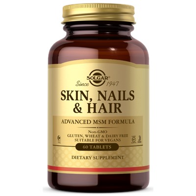 Solgar Skin, Nails & Hair Advanced Msm Formula 60 таб