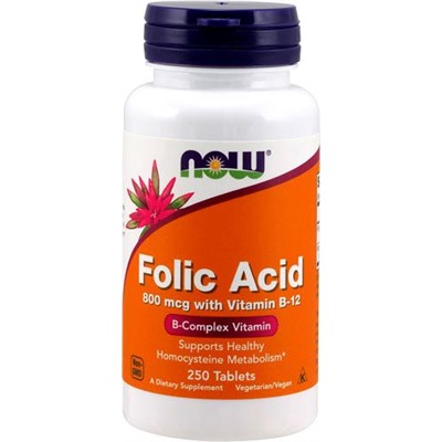 NOW Folic Acid 800 mcg