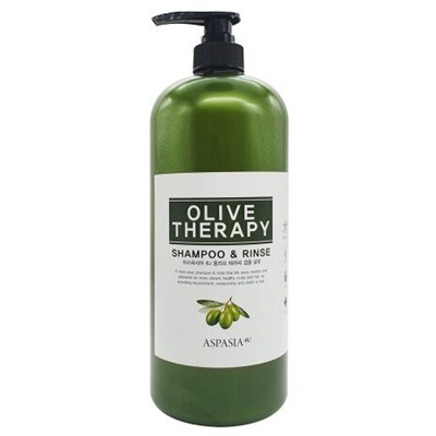 Шампунь-кондиционер для волос с маслом Оливы Olive Two Way Shampoo Aspasia, Aspasia, 1500 г