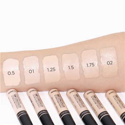 Консилер для макияжа Cover Perfection Tip Concealer, тон 1.5 Natural Beige, THE SAEM   1 мл (миниатюра)