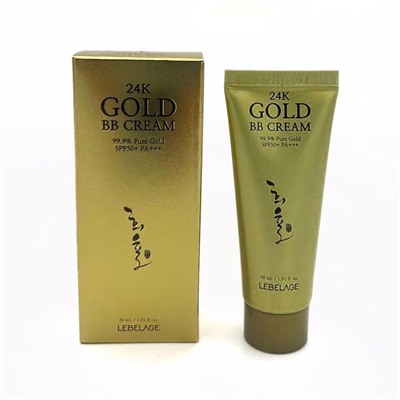 Крем ББ для лица с 24К золотом  HEEYUL 24K GOLD BB CREAM, LEBELAGE, 30 мл