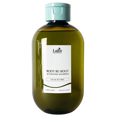 Шампунь для волос для жирной и проблемной кожи головы  ROOT RE-BOOT ACTIVATING SHAMPOO (CICA & TEA TREE), LA'DOR, 50 мл