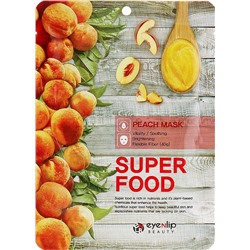 Маска на тканевой основе SUPER FOOD PEACH MASK, EYENLIP, 23 мл