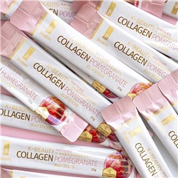 Желе с гранатом Jinskin Collagen Pomegranate Jelly sticks, Jinskin, 20 г x 10 шт.