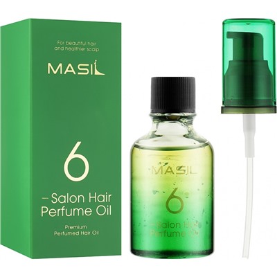 Масло для волос парфюмированное 6SALON HAIR PERFUME OIL, MASIL, 60 мл