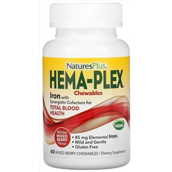 Nature's Plus HEMA-PLEX CHEWABLE 60