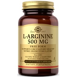 Solgar L-Arginine 500 mg 100 vcaps