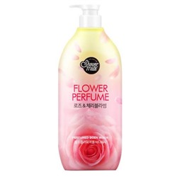 Гель для душа Роза Aekyung Shower Mate Flower Perfume Pink Flower, Kerasys 900 мл