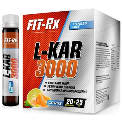 FIT- Rx L-KAR 3000 (20 амп х 25 мл)