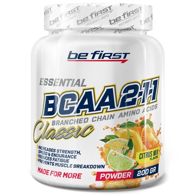 Be First BCAA 2:1:1 CLASSIC powder 200 г