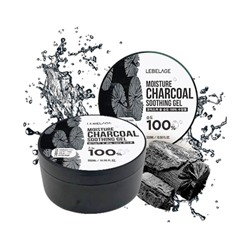 Увлажняющий гель с древесным углем Moisture Charcoal Purity Soothing Gel, LEBELAGE   300 мл