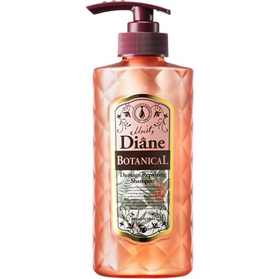 Безсиликоновый безсульфатный шампунь Восстановление Moist Botanical, Diane 480 мл