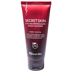 Пенка для умывания антивозрастная Syn-ake Wrikleless Foam Cleanser SECRETSKIN  , 100 мл