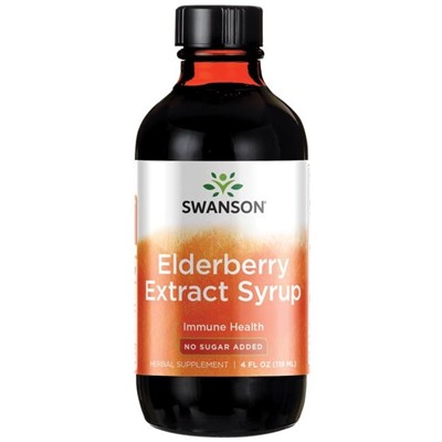 Swanson Elderberry Extract Syrup 4 fl oz