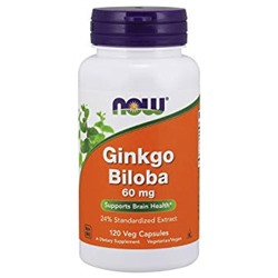 NOW Ginkgo Biloba 60 mg