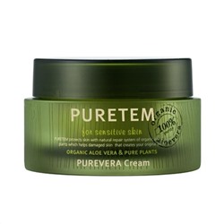 Крем для лица с экстрактом алоэ вера Puretem Purevera Cream, WELCOS   50 мл