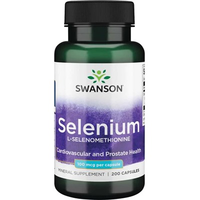 Swanson Selenium 100 mcg