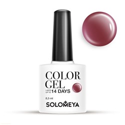 Гель-лак Color Gel Puce/Красновато-коричневый 17, Solomeya 8,5 мл