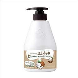 Гель для душа с ароматом кокосового молока Kwailnara Coconut Milk Body Cleanser, Welcos, 560 г