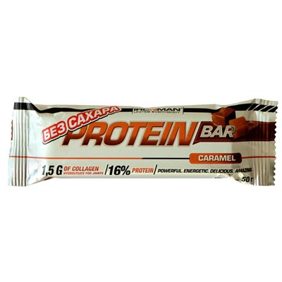 Ironman Батончик "Protein Bar" (24 шт в уп) БЕЗ САХАРА 50 г