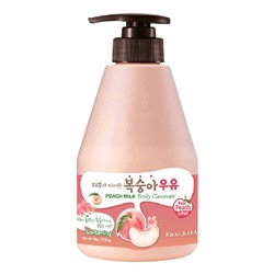 Гель для душа Kwailnara Peach Milk Body Cleanser, WELCOS, 560 г