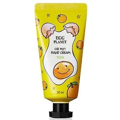 Крем для рук с ароматом юдзу Egg Planet OH MY Hand Cream (Yuja), DAENG GI MEO RI, 30 мл