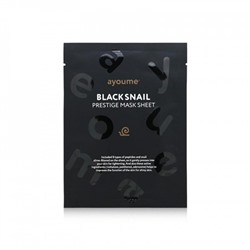 Маска на тканевой основе BLACK SNAIL PRESTIGE MASK SHEET, AYOUME, 20 мл