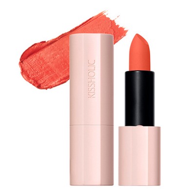 Помада Kissholic Lipstick Matte OR04 Grapefruit Blended, THE SAEM, 3,5 г